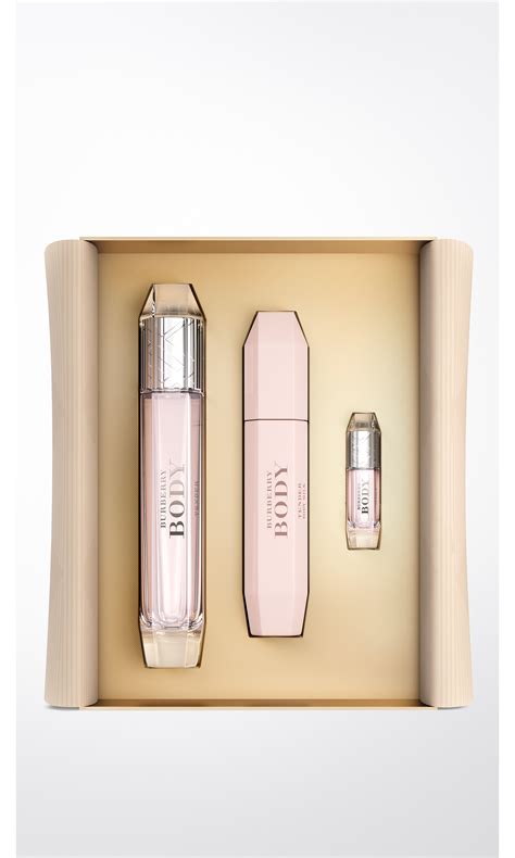 burberry her fragrance mini set|burberry body tender gift set.